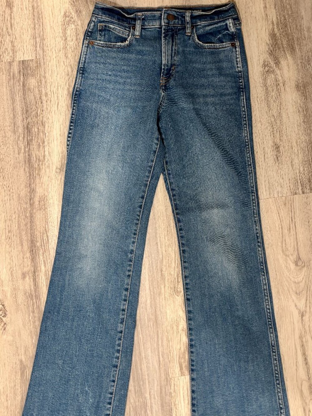 Gap Teen High Rise Flare Jeans Size 14 Medium Wash Vintage Denim